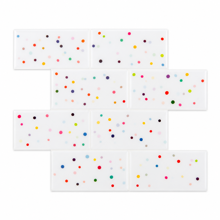 Confetti Brick Peel & Stick Wall Tiles